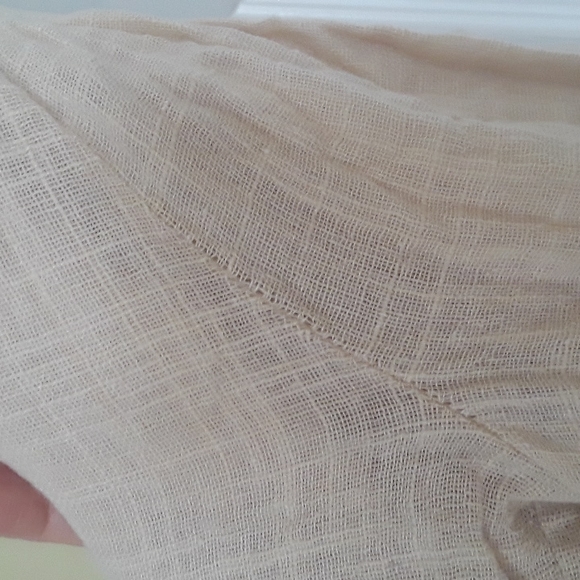 SPELL Paloma Blouse Small EUC Lace inset, side ties, lightweight, classic! FSOT - Picture 16 of 16